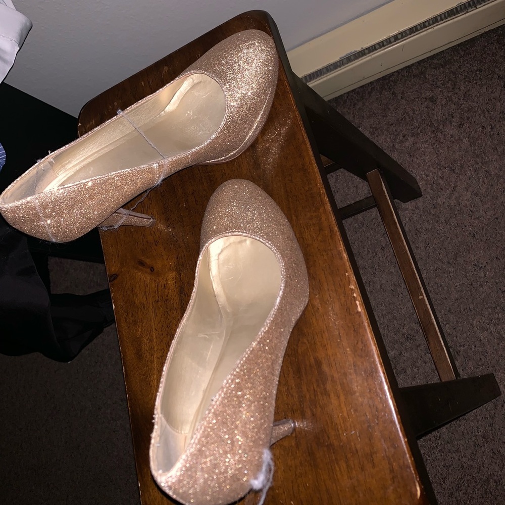 Gold heels